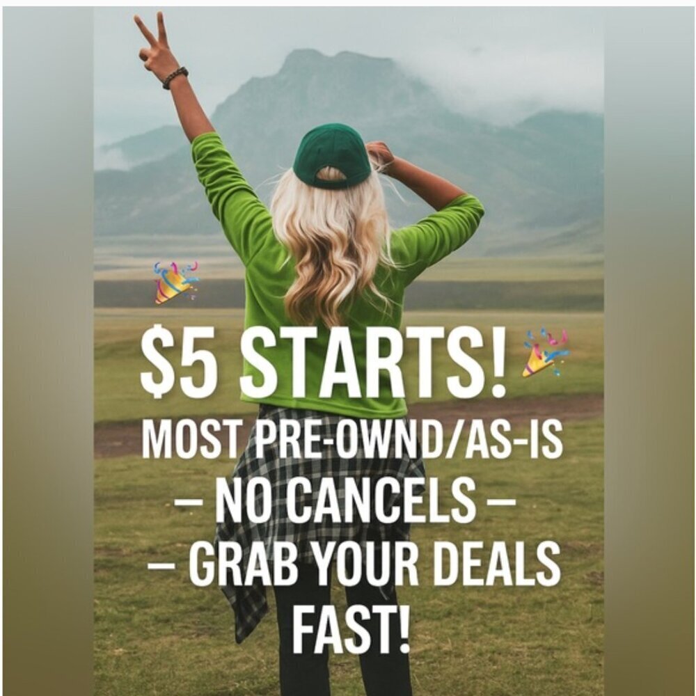 ✅ Unlisted $5 Starts 🛑 NO CANCELLATIONS ✅ ITEMS ARE AS IS ‼️